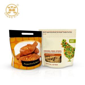 CPP PET LDPE Roast Chicken Packaging 250g 1kg Personalised Plastic Takeaway Bags