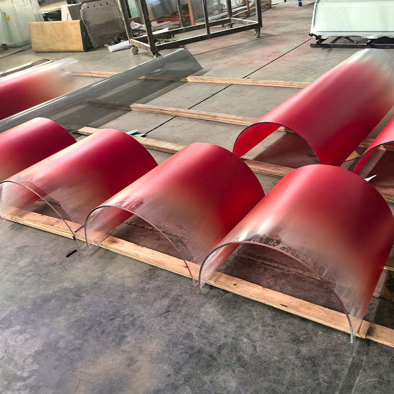 Gradient Bent Glass: A New Choice for Architectural Decoration with Curved Aesthetics and Color Layers