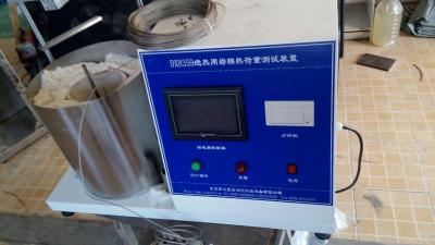 Controle térmico do tela táctil do PLC do equipamento de testes da carga de lãs de rocha