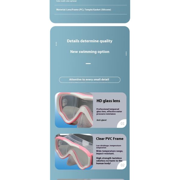 Adult's diving mask with breathing tube set, floating diving mask with silicone, cross-border for both men and women, customized logo, dry diving glasses