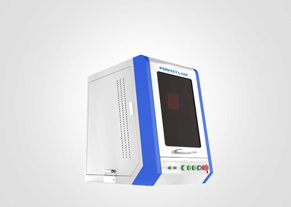 Máquina de marcação a laser facial de 9 mm 30 W 50 W de intensidade de luz com tampa fechada