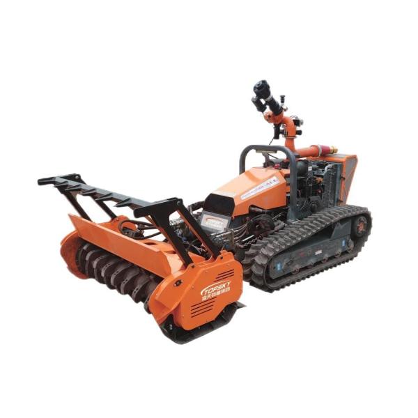 効果的な火災隔離と予防のための高粉砕能力の森林火災ロボット