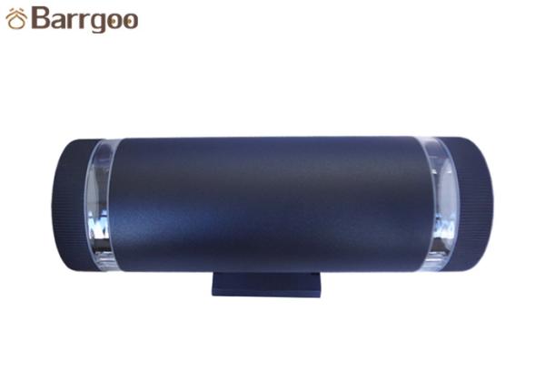 COB 2x7W Outdoor Wall Sconce Up And Down Lighting Simple Modern Cylinder Shape