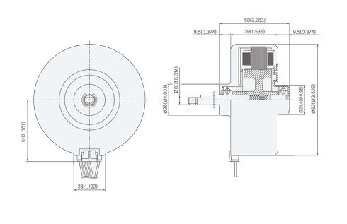 Безщеточный мотор упаковки смолы Dc используемый для разделенного блока кондиционера крытого