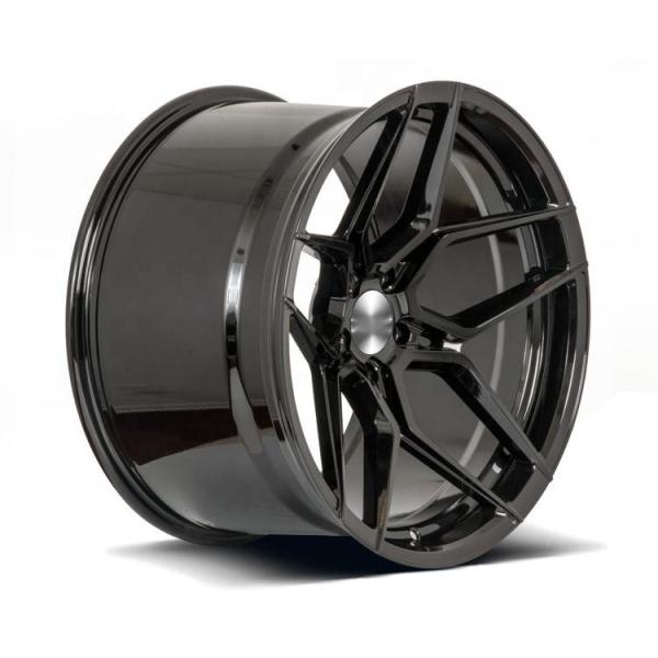 18 19 20 inch two piece aluminum car wheel brown colour brush PCD 5x114.3 forged car rims