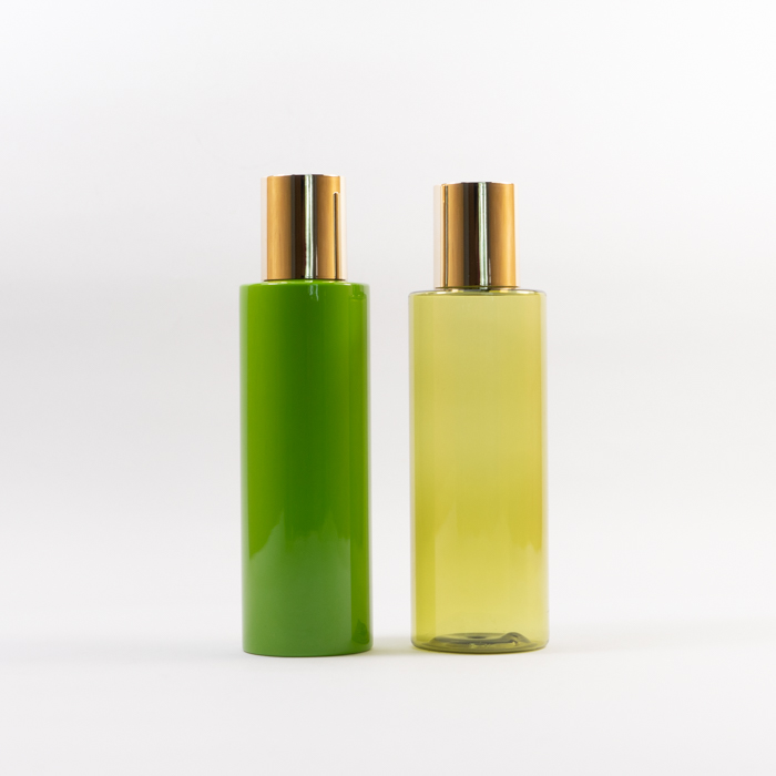 Естественный зеленый контейнер насоса 120ml 150ml 200ml безвоздушный с крышкой кроны