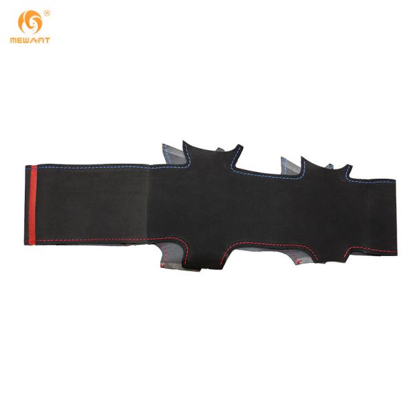 Hand Stitching Suede Steering Wheel Cover for Mitsubishi Pajero 2007-2014 Mitsubishi Galant 2008-2012