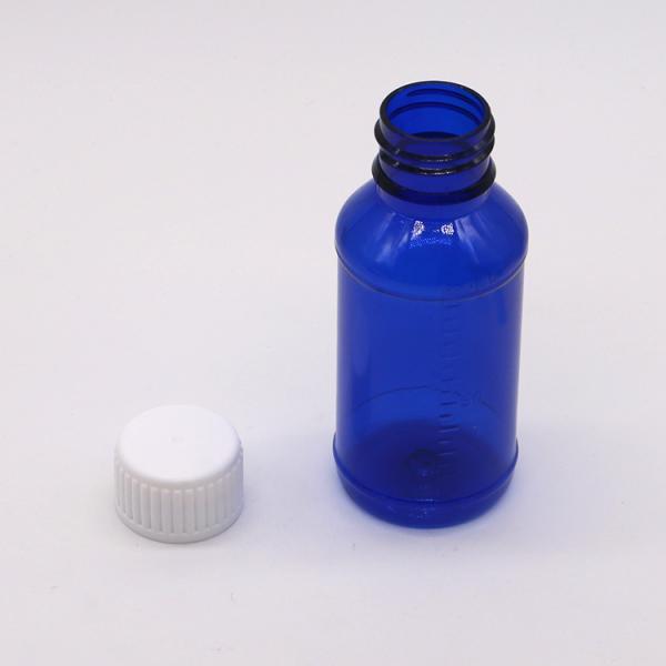 100mL PET Round Pharmacy Container for Medical Waste Screen Printed Child Safety Cap