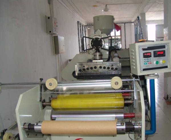 Single Layer Stretch Film Making Machine , HDPE LDPE Film Blowing Machine