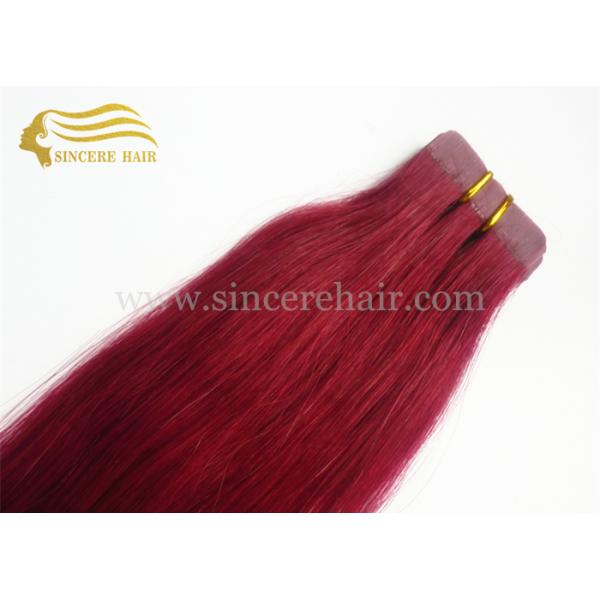 Hot Sale 20" Burg Tape In Hair Extensions for sale, 20" STW Burg Doulble Sided Tape In Remy Hair Extensions 2.5G On Sale 20