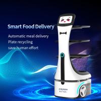 Écran autonome mignon du service de distribution HD de nourriture de robot de mobilité de restaurant
