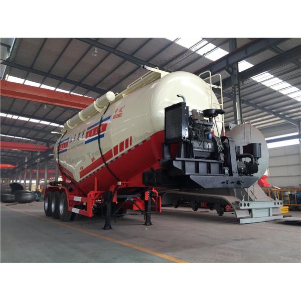 Tri Axle Bulk Cement Tanker Trailer, cement bulker for powder carrier