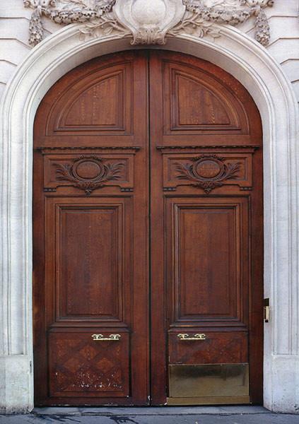 steel wood security armored door