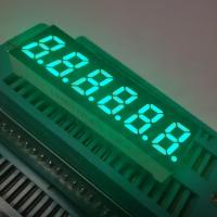 Display LED de tamaño pequeño de 6 dígitos y 7 segmentos Anodo común verde para convertidor de frecuencia