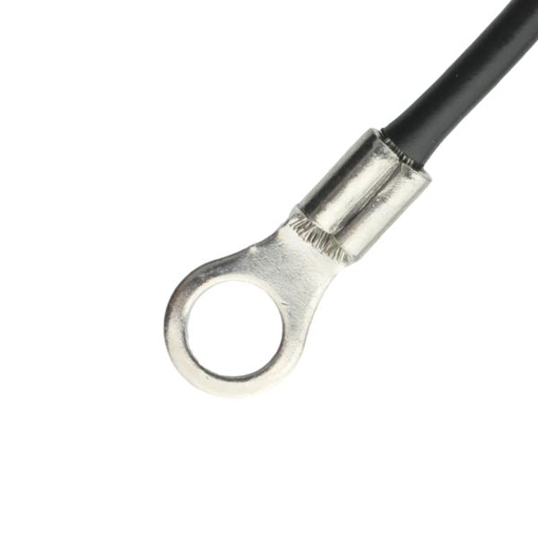 Power Cable Assembly with M4 Ring Terminal & Solderable Circular Connector, UL1007 18AWG
