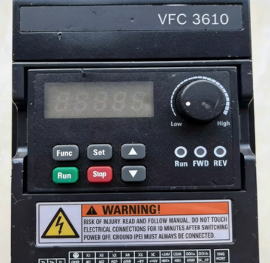 Rexroth VFC3610-0K75-3P4-MNA-7P-N 0.75 kW Rated Power Frequency Inverter with Modbus Communication and 0-400 Hz Output Variable Frequency Drive
