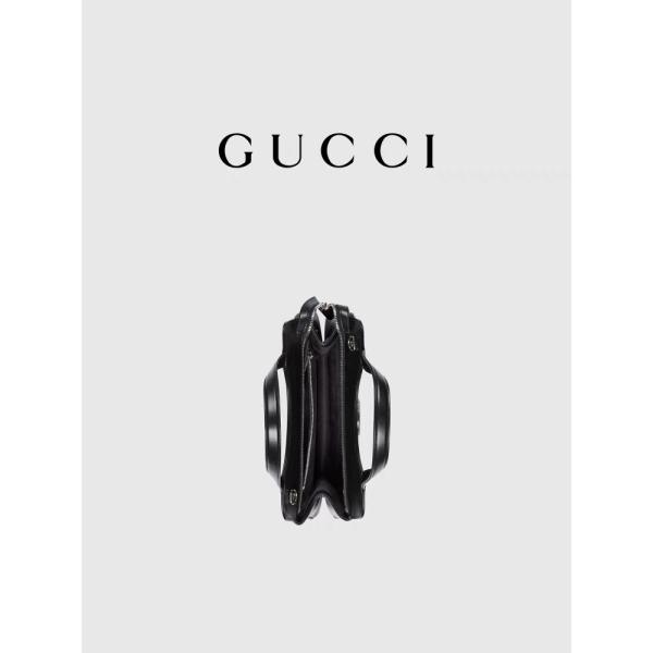 Silhouettes en cuir de Tone Gucci Tote Mini Classic de palladium