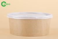 Bacias de papel Compostable do petisco de 1500 ML, nenhumas bacias de papel descartáveis da salada do escape