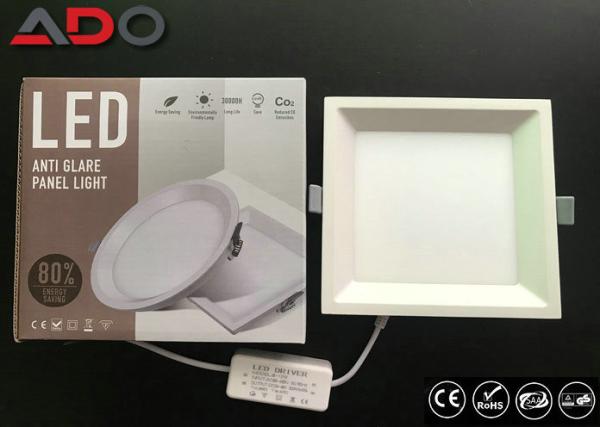 1980LM 3000K Dimmable 22 Watt LED Panel Light For Libary , Hospital And Hotel