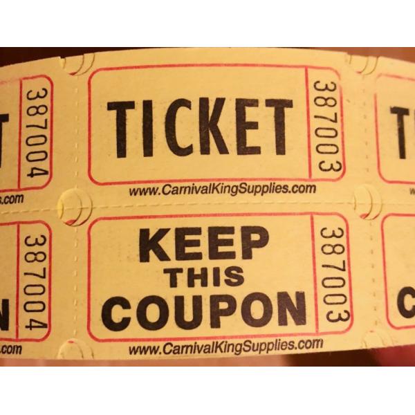 Blue Red Printed Thermal Ticket Party Department Admission Anti Ultraviolet