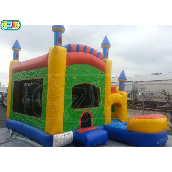 Safety Inflatable Jumping Castle / Magic Castle Bounce House 0.55mm PVC