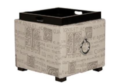 American style Square Bedroom llinen fabric upholstery wheel storage ottoman