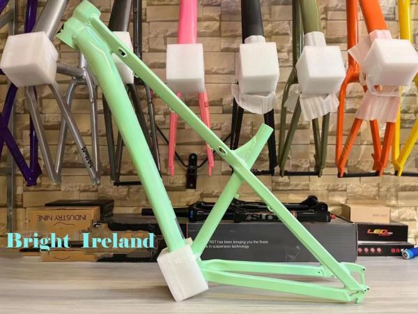 Durable 17 Aluminum Bike Frame with 30.8mm Seat Post Diameter and ISCG05 Chain Guide