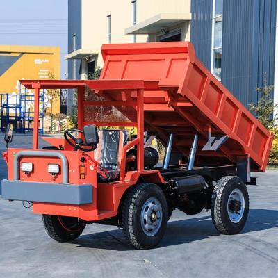 Versatilidade 5 Ton Red Dump Truck 4X2 Underground Mining Truck UQ-5