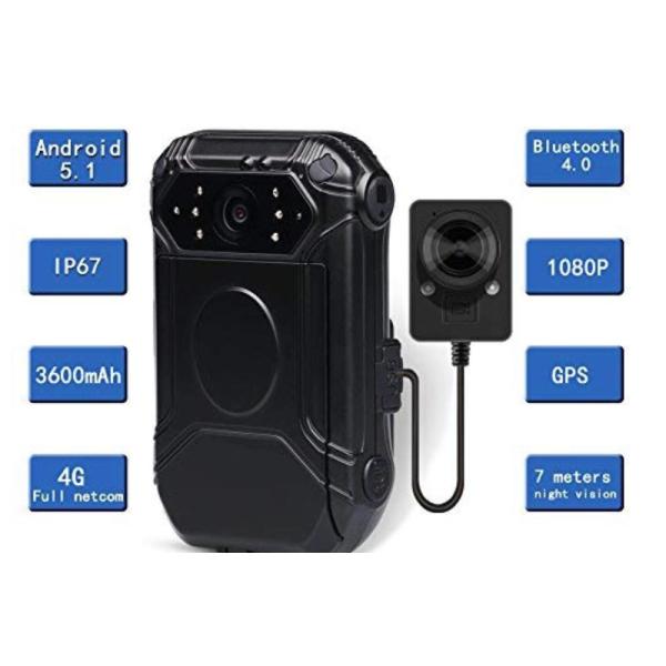 4G Polícia Wearable HD Body Camera Guarda de segurança câmera DVR pessoal
