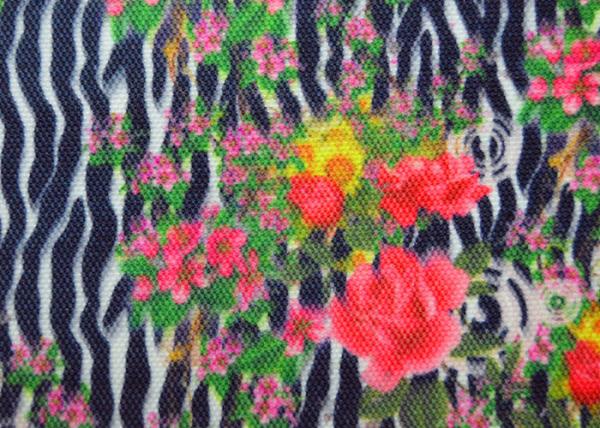 Durable Twill Polyester Fabric Heat Transfer Printed For Sport Shoes