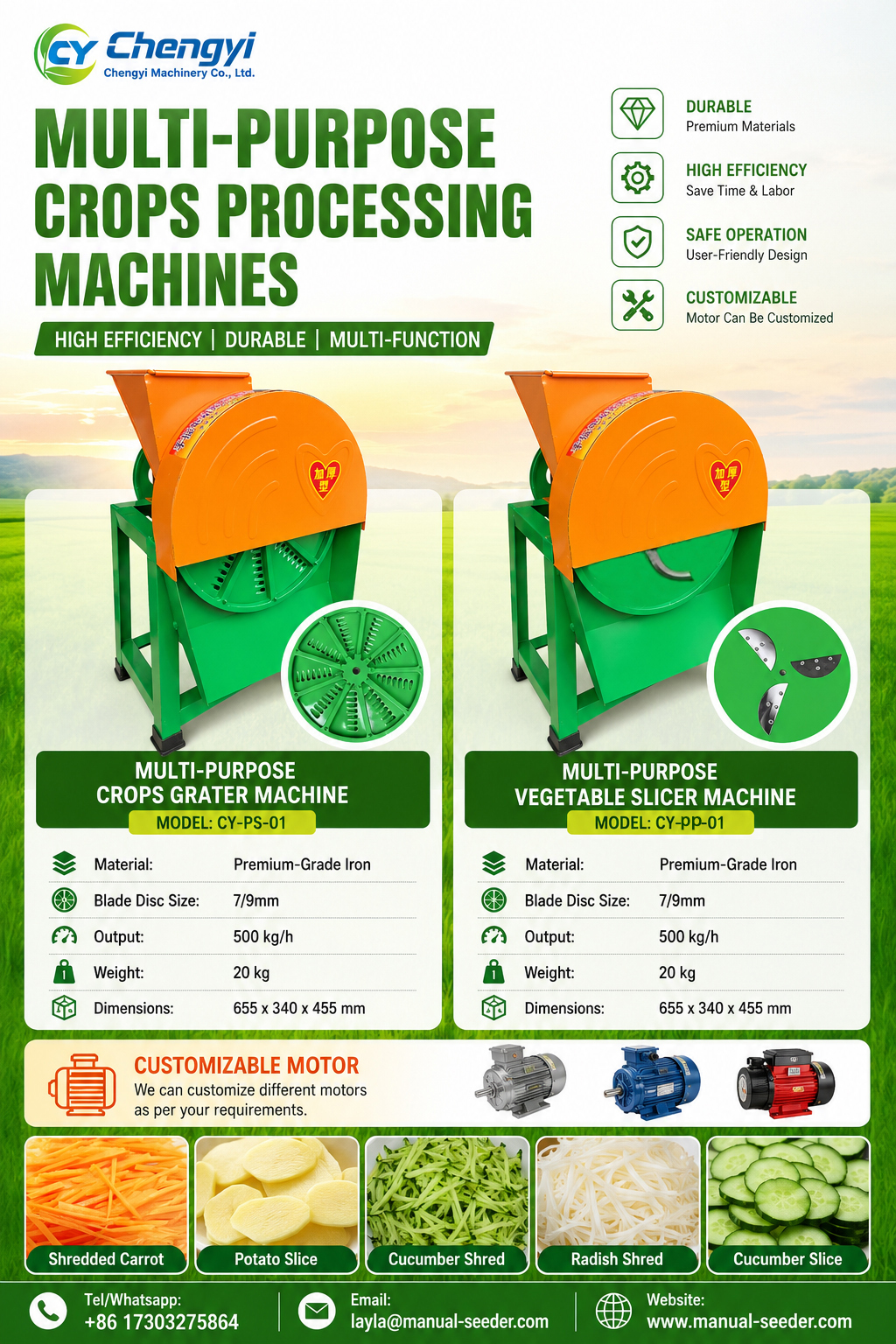 Rugged Iron Shredder Macerator High Capacity Vegetable Processing Plant Tool