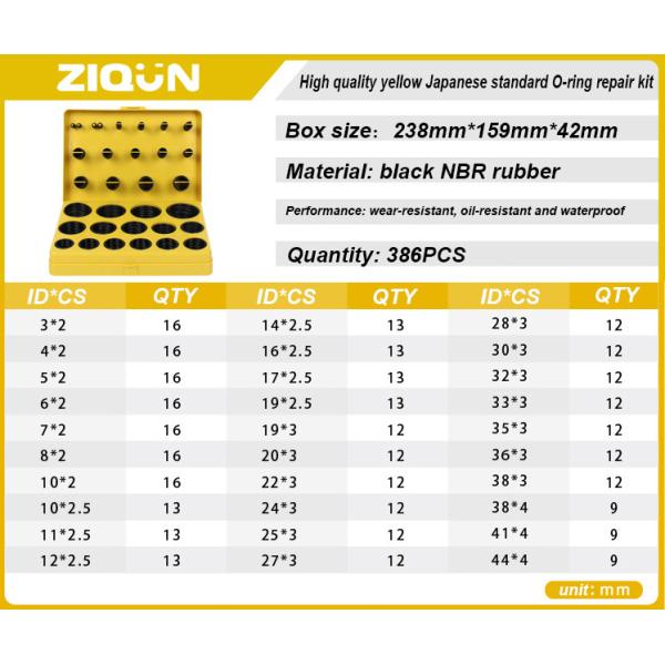 Excavator Forklift China US Japan ROSH Rubber O Rings Kits