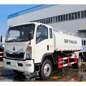 Sinotruk HOWO 4X2 10000 Liter 6 Wheels 10m3 Water Sprinkler Tank Truck