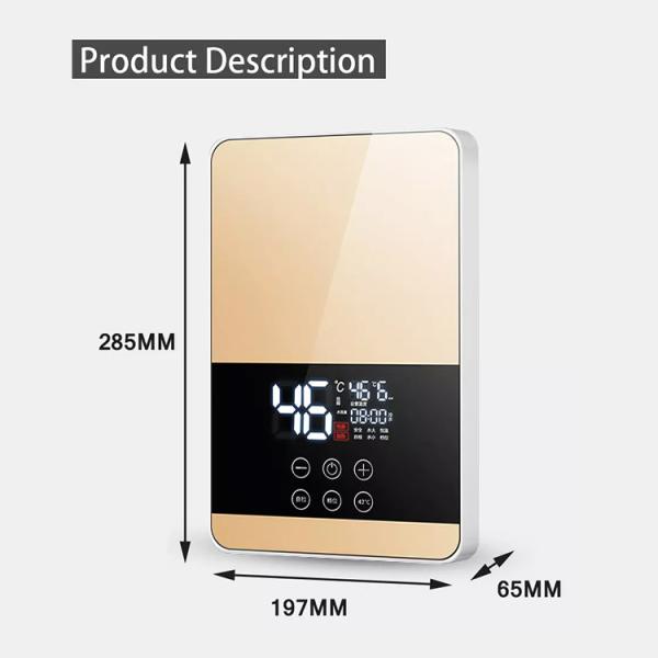 IPX4 Automatic Electric Water Heater OEM / ODM Bathroom Shower Water Heater