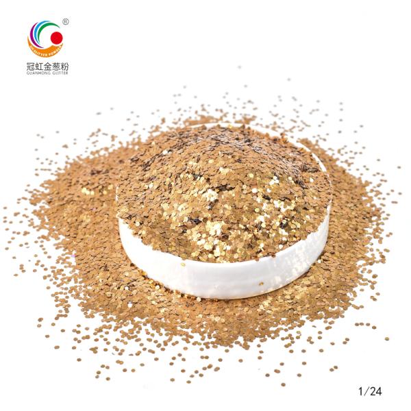 Industrial Plastic Aluminium Colored Hologram Glitter Powder For Injection Bulk