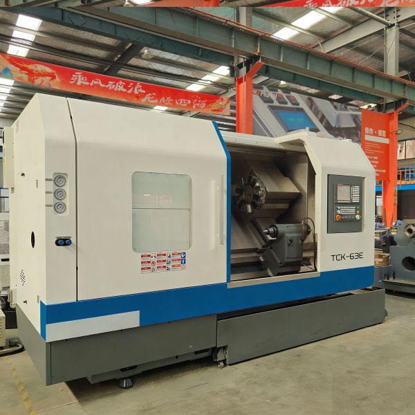 Box Way CNC Slant Bed Lathe TCK63E: A2-8  Spindle 85mm Spindle Bore For High-Speed Heavy Cutting