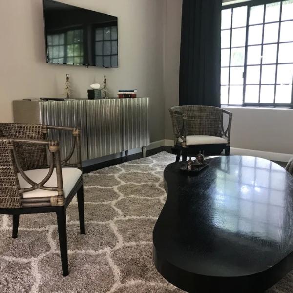 Particleboard Solid Wood Modern Sideboard TV Cabinet Console