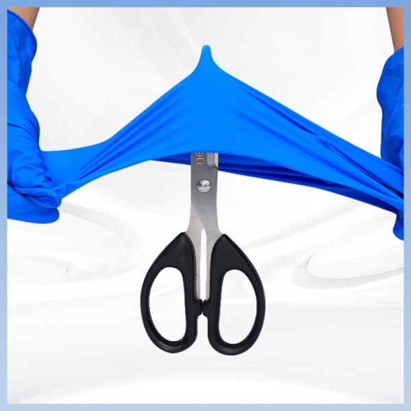 CE FDA Navy Blue Dental Exam Gloves Nitrile Gloves Food Safe