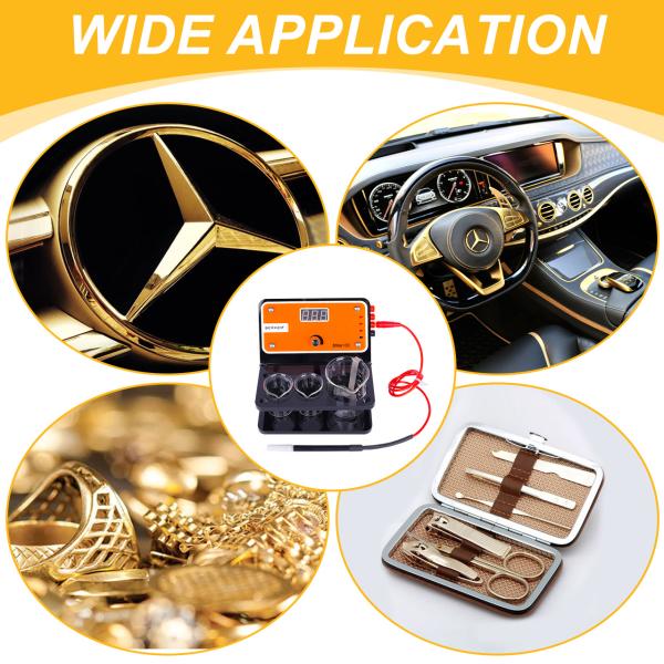 Машины для покрытия ювелирными изделиями Tooltos Zinc Gold Plating Kit