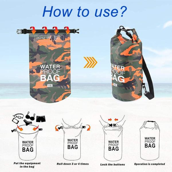 China factory cross-border wholesale outdoor waterproof bag diving bag PVC waterproof bag large capacity good storage