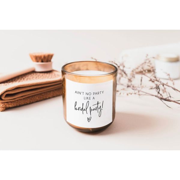 Personalized Printing Gold Foil PVC Label Sticker Logo Label For Candle Jar