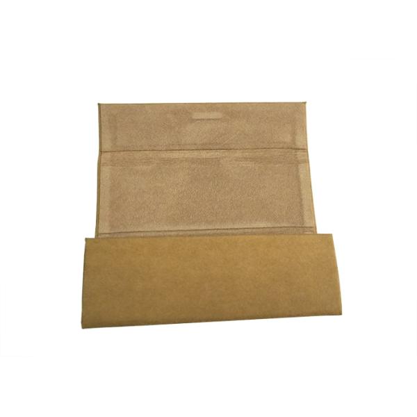 Recycled Kraft Paper Hard case For Reading Glasses Triangle Optical Case Box