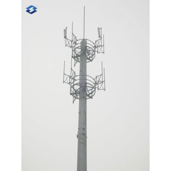 башни сотового телефона 10 до 40 m соединение соединения выскальзования рангоута электрической стальное Monopole