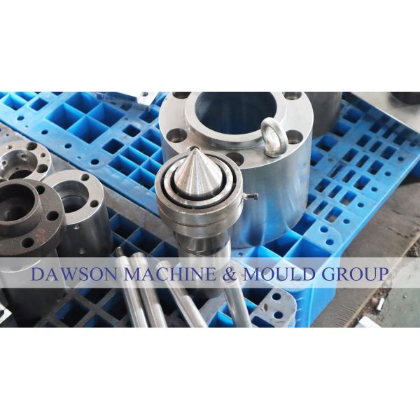 Accumulator Type Single Layer 50L Plastic Drum Making Extrusion Blow Molding Die Head