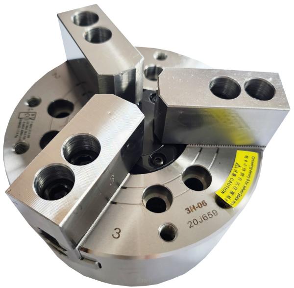 Hydraulique 3 mâchoires Puissance solide Chuck 3P Structure solide
