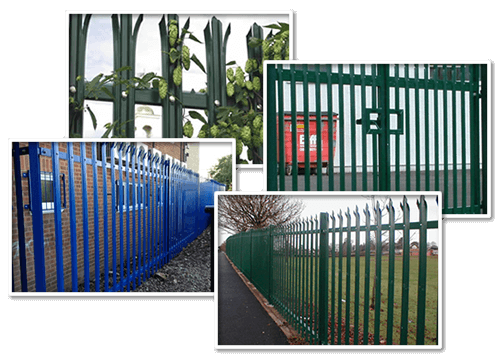 2.0m High W Section Galvanized Palisade Fencing Steel