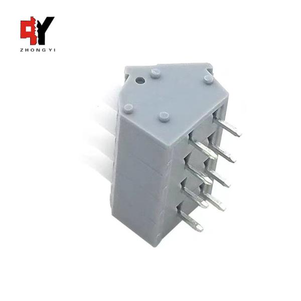 PCB Screwless Spring Wire Terminal Block HQ243-5.0mm Pitch