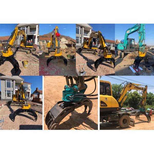 High Quality Excavator Attachments Wood Grapple For Excavator Grapple Hydraulic Wood Grabber For Excavator