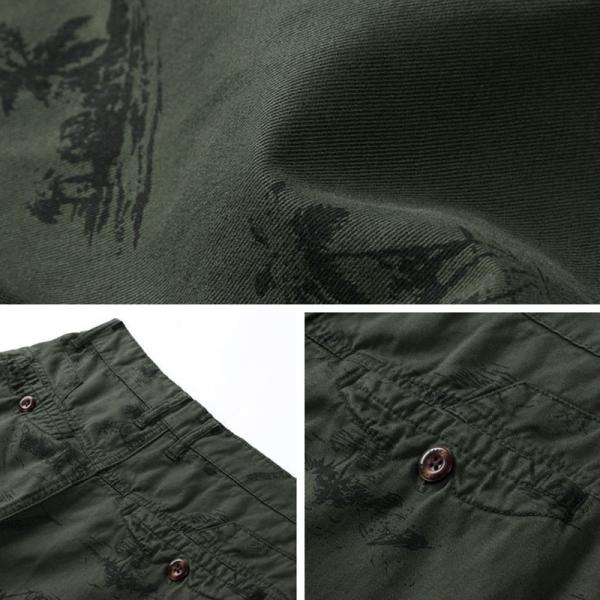 2022 Summer New Cotton Cropped Pants Beach Pants For Men