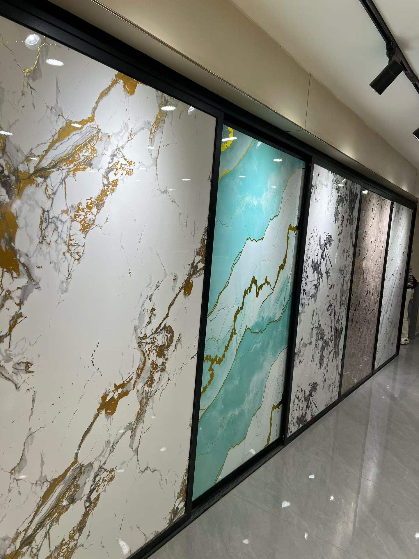 Uv Pvc Marble Sheet 3mm 1.22x2.44/2.9m Uv Marble Board Manufacturer in China Interior Decor Wall Panel for Living Room